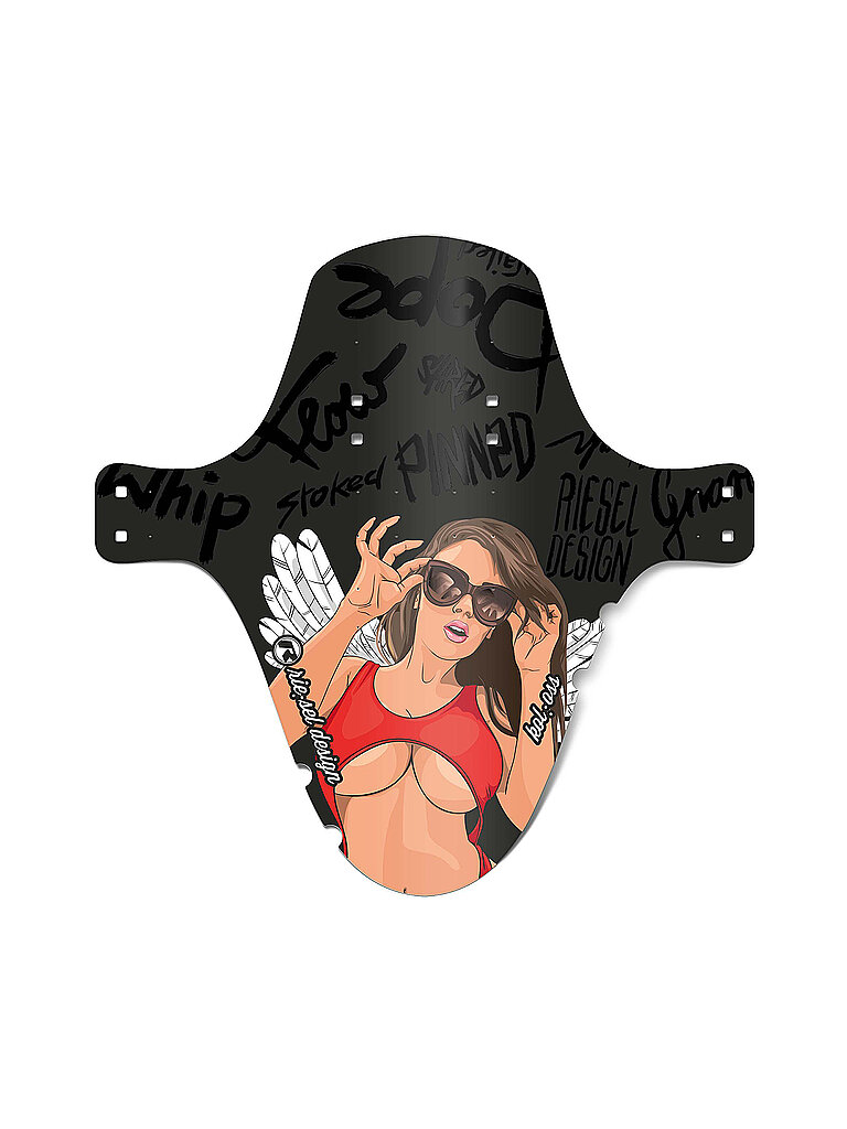 RIESEL DESIGN Mudguard kol:oss Girl Bella schwarz